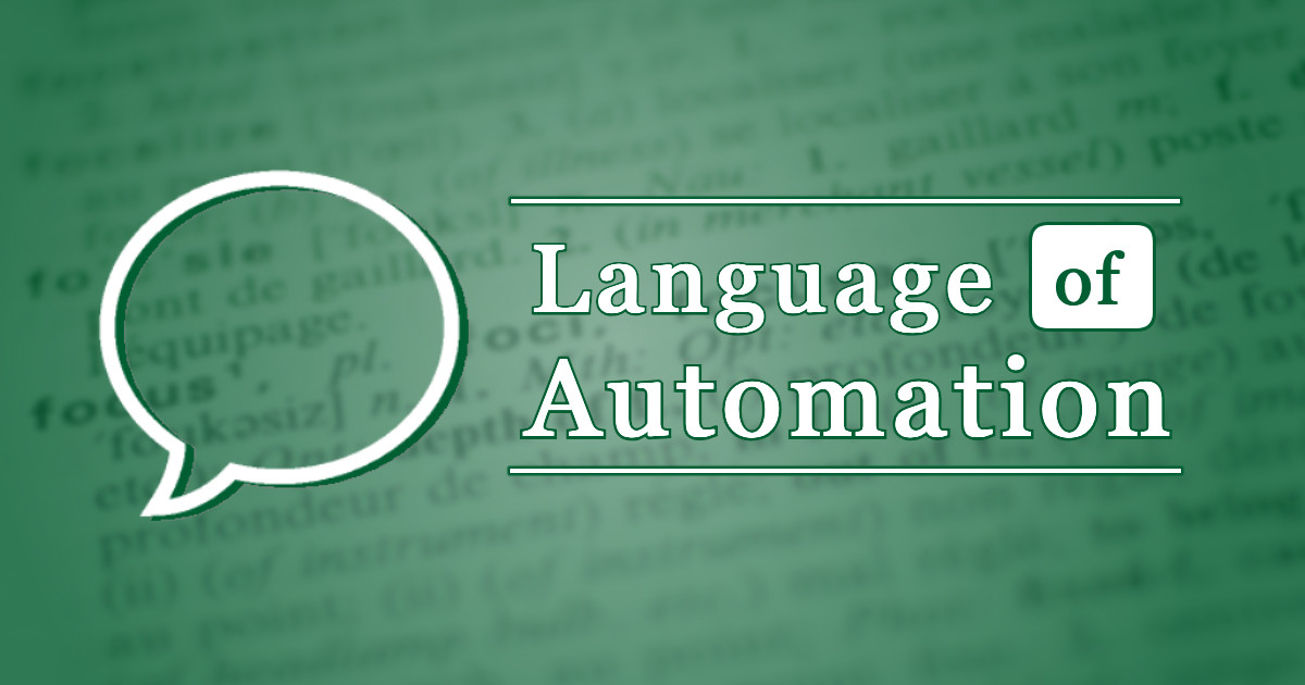 Language of Automation Course Banner